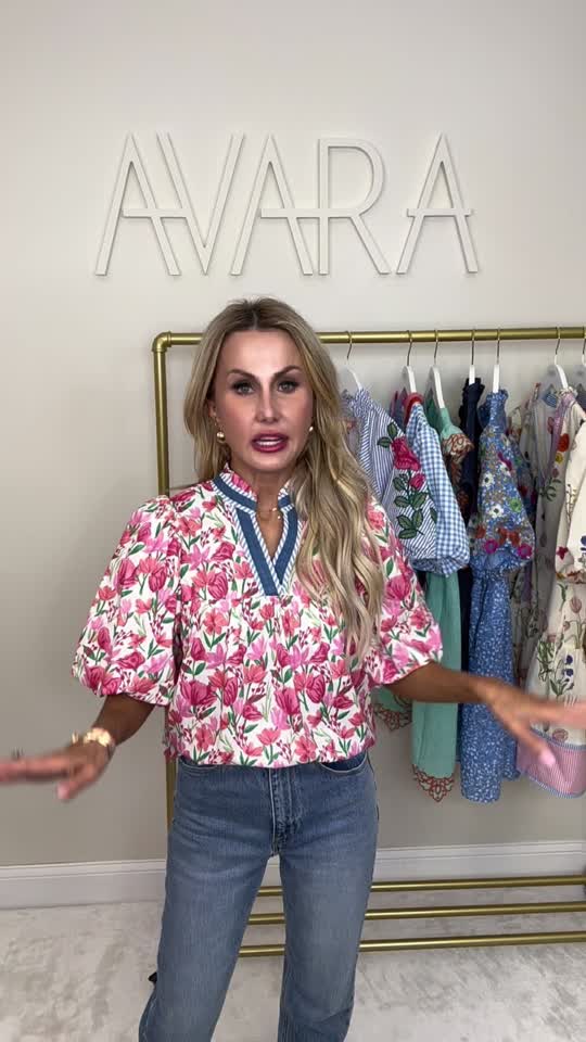 Daria Floral Print Top by THML | Avara