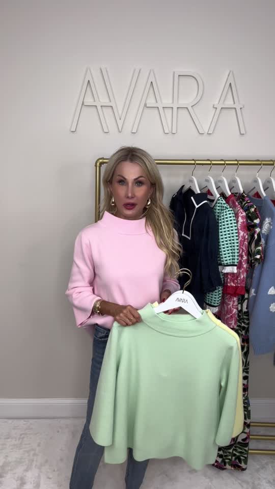 Jackie Yellow Knit Sweater | Avara