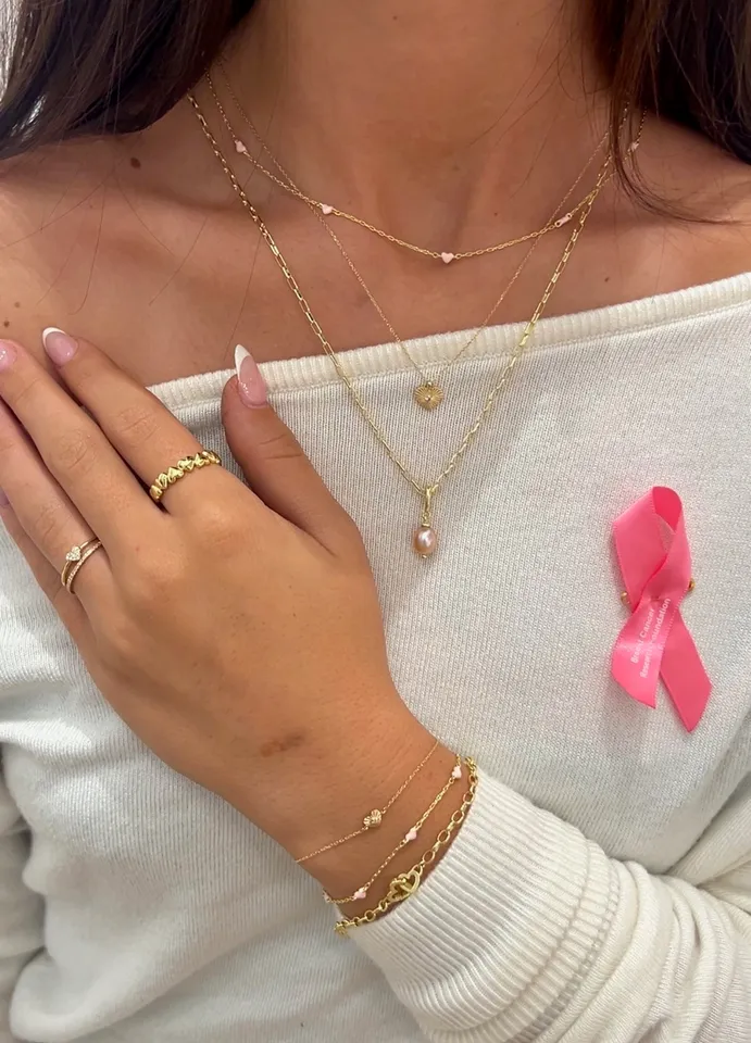 Pink Pearl Parker Charm – gorjana