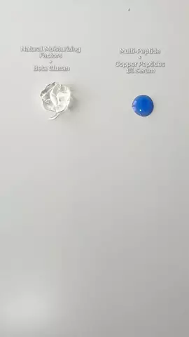 A few drops of blue, a boost for you 💙, Mix a few drops of our  Multi-Peptide + Copper Peptides 1%…