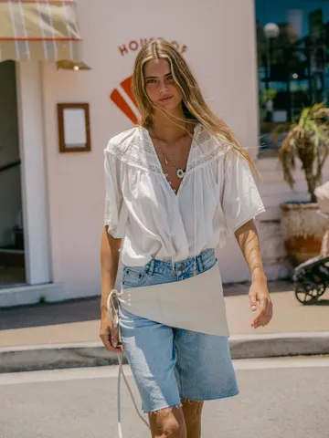 Teodora Short Sleeve Blouse – SPELL - USA