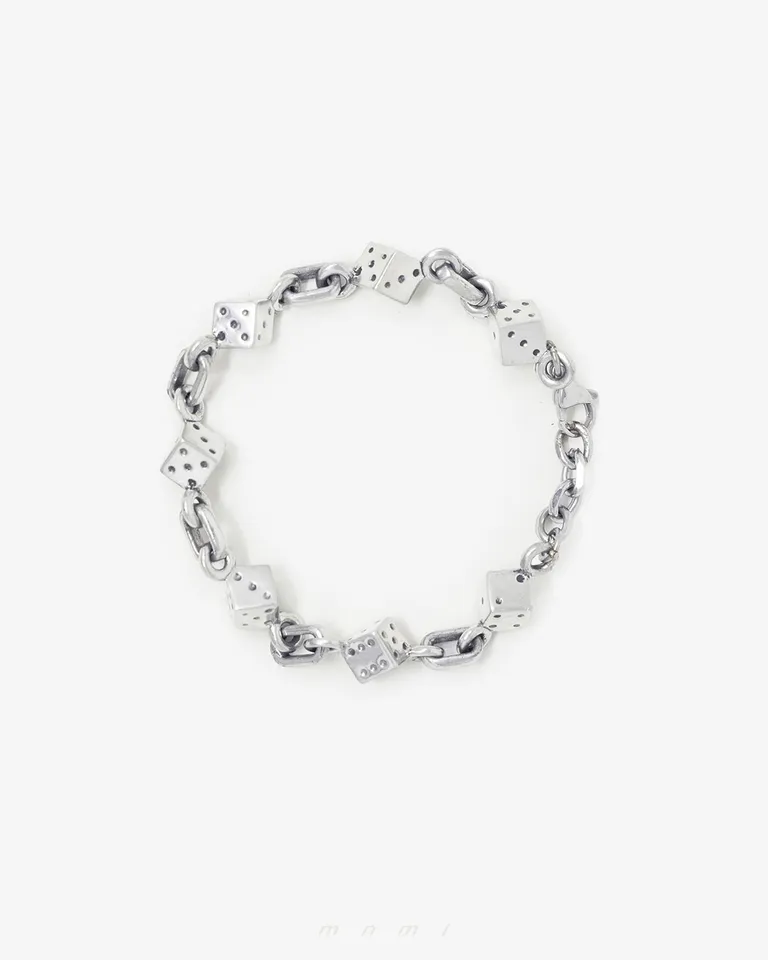 Dice Bracelet Jewelry - Silver | mnml