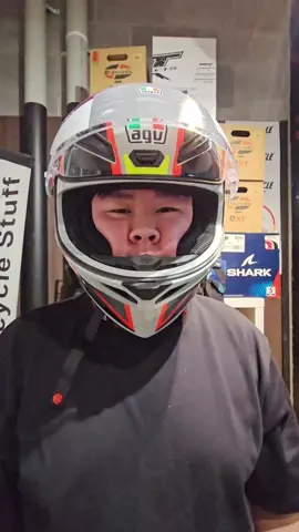 agv k1 s blipper Motorcycle Helmet - - Gray/Red this accessory makes a strong impression 𝐀𝐆𝐕 𝐊𝟏 𝐒 𝐀𝐬𝐢𝐚𝐧 𝐅𝐢𝐭