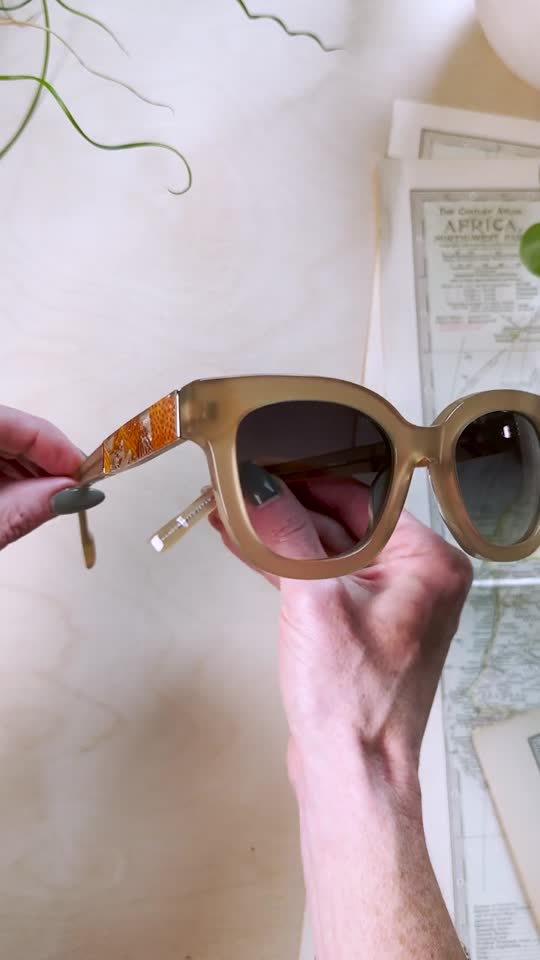 【ローラ着用】 RECYCLED ACETATE SUNGLASSES Shwood Lorane - Acetate Sunglasses - Womens Designer Sunglasses
