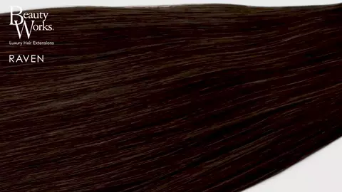 18 Inch Double Hair Set Clip-In Extensions Raven | Beauty Works