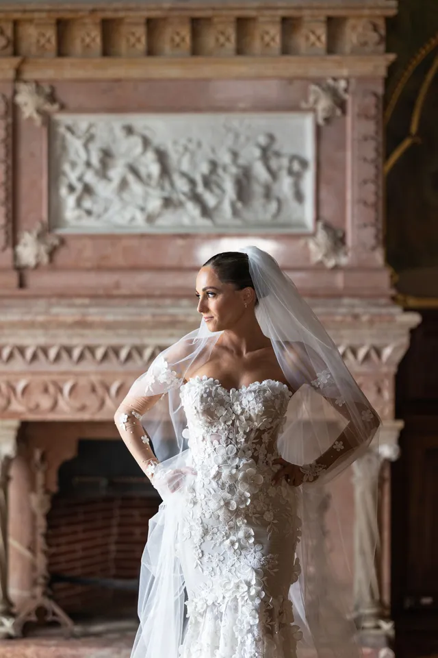 Carrie | Strapless Trumpet Corset Wedding Dress