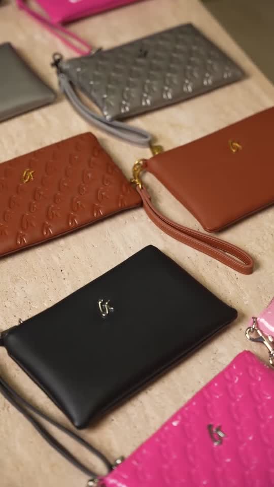 Brown Mini Wristlet with Detachable Strap | Accessorize