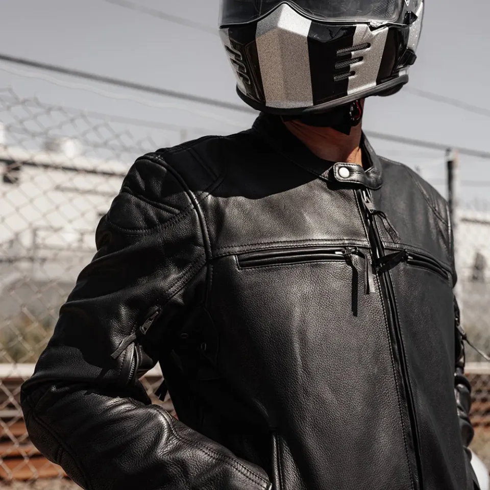 Top Performer Men's Motorcycle Leather Jacket - First MFG Co