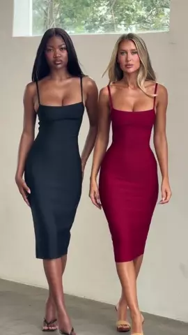 MIDORI MIDI BANDAGE DRESS - CHERRY – Tiger Mist USA