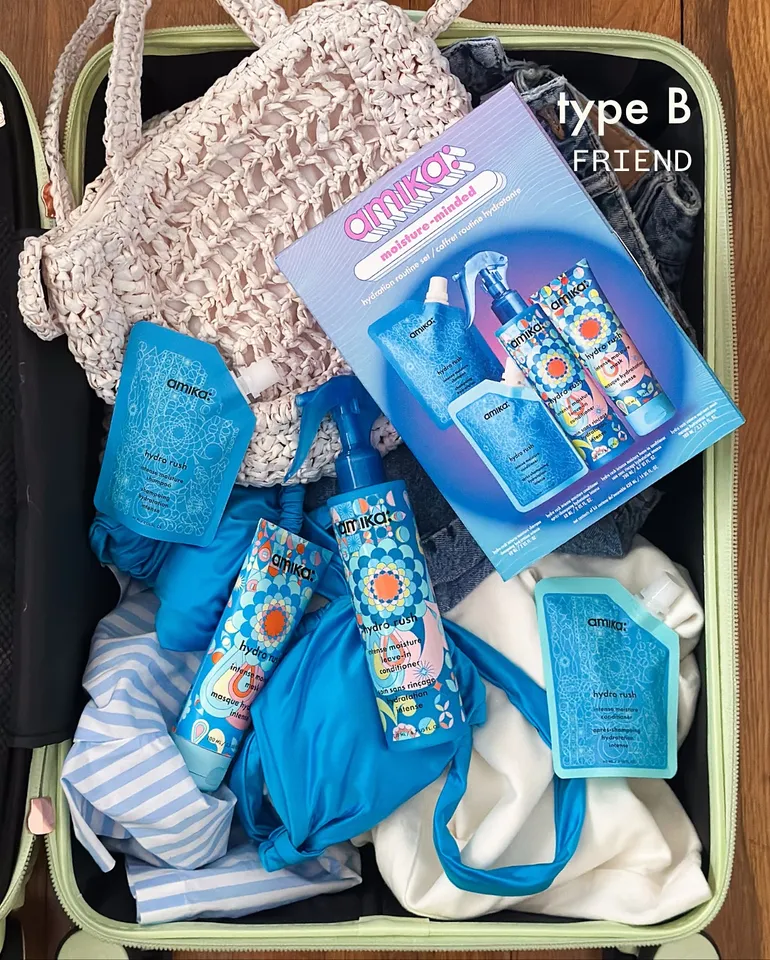 moisture-minded hydration routine - hydro rush set | amika