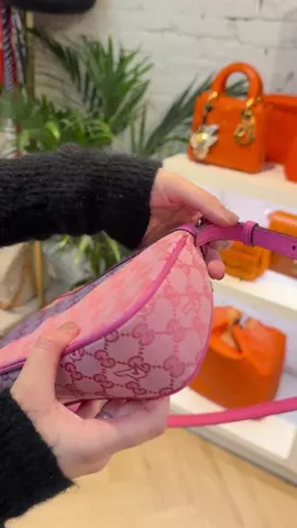 Gucci x Palace Pink GG-P Canvas Half-Moon Mini Bag – Mine & Yours