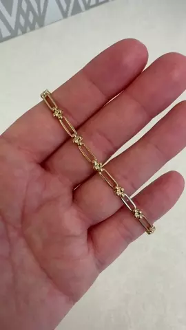 14K Gold Chain Link Bracelet | Poppy Rae | Dana Rebecca Designs