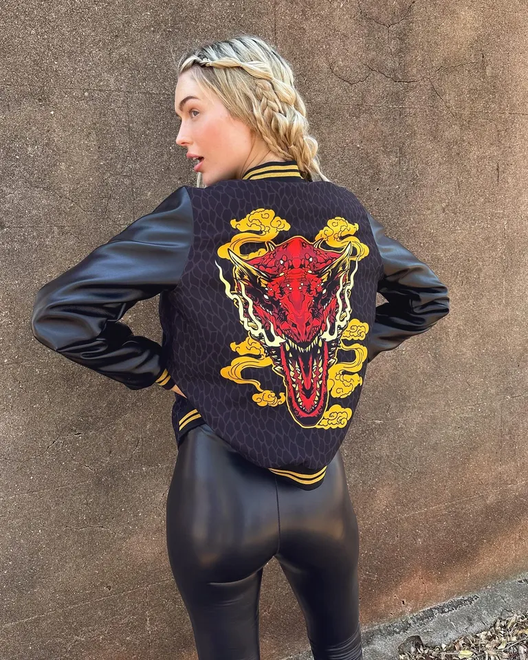 Caraxes Varsity Jacket - Limited – BlackMilk Clothing
