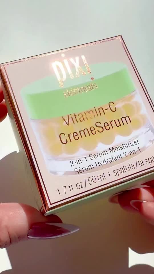 A fresh squeeze of Vitamin C, in every brightening bead. 🍋✨
 
Meet our NEW Vitamin C CremeSerum, the 2 in 1 hero your routine has been waiting for. We’ve suspended advanced 3D encapsulated Vitamin C beads in a silky Hyaluronic serum gel to deliver a burst of radiance, hydration and antioxidant support in one effortless step.
 
1–2 capsules daily for a visible Glow:
💛 Vitamin C: Boosts radiance
💛 Niacinamide: Refines + hydrates
💛 Ferulic Acid: Antioxidants protect
 
Who’s ready to experience the citrus burst of brightness? 🕊️💛 

#PixiBeauty #VitaminC #PixiGlow #Skincare #CapsuleCream