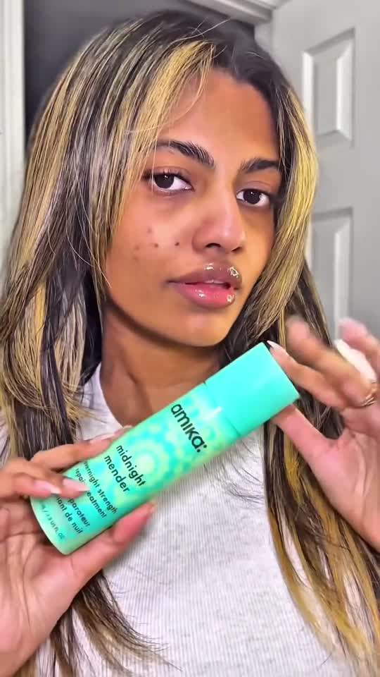 overnight hair mask for repair: midnight mender | amika