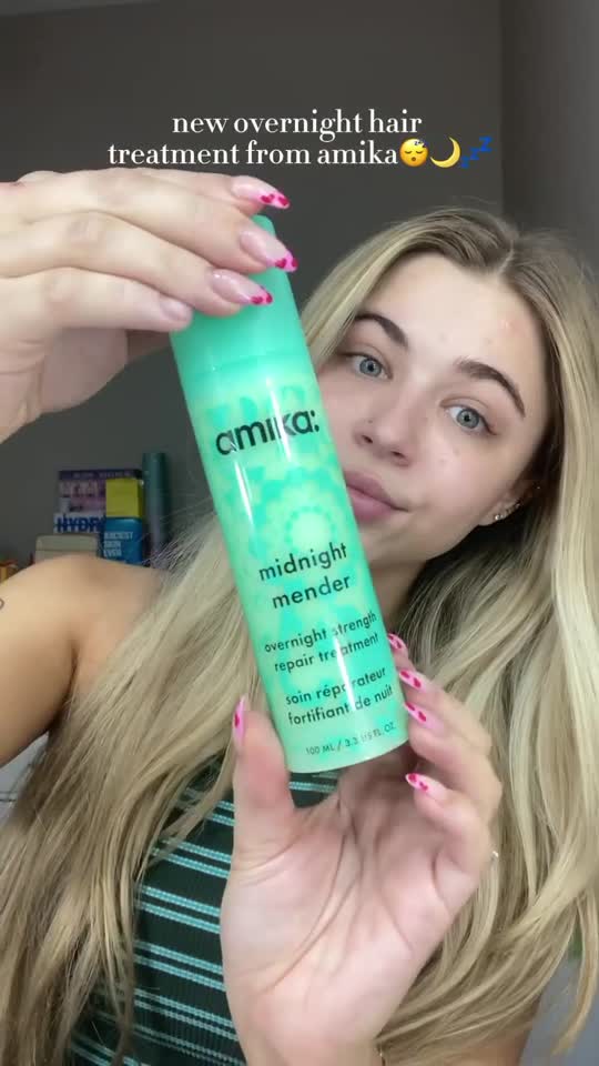overnight hair mask for repair: midnight mender | amika