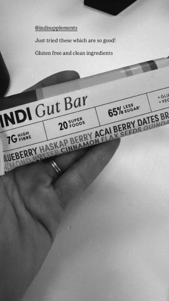 INDI Supplements | Gut Bar | High Fibre Snack Bar | Vegan Friendly