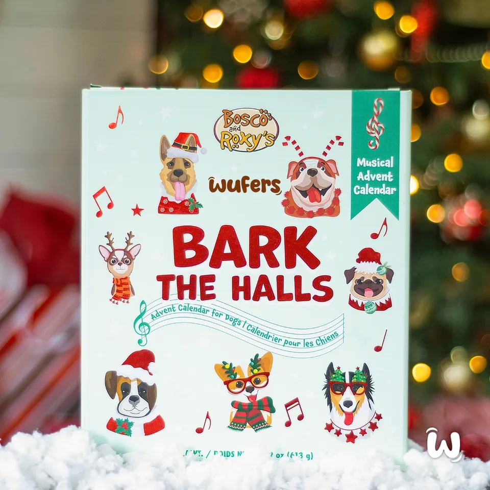 Early bird gets the... advent? 🎅🏼🎁🎄🐶

Our Bark The Halls Advent is on sale now! Shop now on Wufers.com.

*2025 Christmas items coming soon!

#advent #dogadvent #doggyadvent #barkthehalls #musicalcalendar #dogadvent #adventcalendar #dogadventcalendar #singingcalendar #shopnow #bestseller #gourmetdogcookies #gourmetdogtreats #dogcookies #dogtreats #wufers #boscoandroxys #decoratedcookies