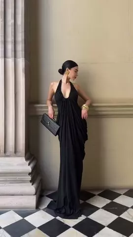leau black dress Siren Square Neck Corset Maxi Dress