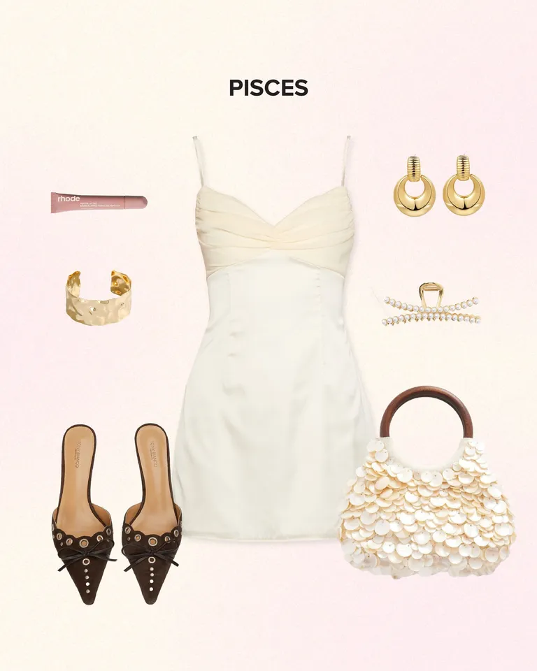 Muse Pink and White Polka Dot Strapless Top