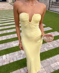 Julie Yellow Maxi Dress | Beginning Boutique US
