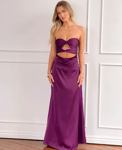 maxi dresses for home 'Flora' Velvet Maxi Dress