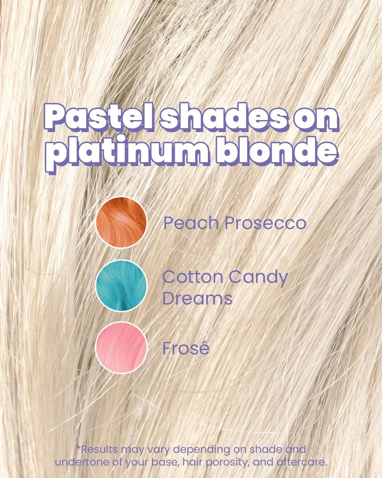 Peach ProseccoPastel Coral Pink Hair Dye Color