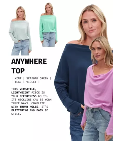 the anywhere top [mint] – Six Fifty Clothing