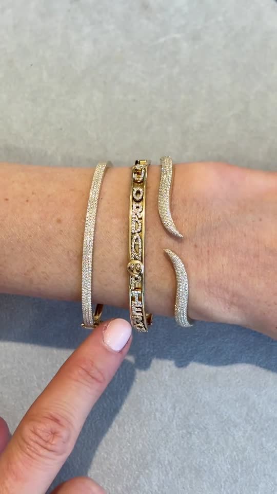 Ivy Pave Wave Cuff | Stephanie Gottlieb