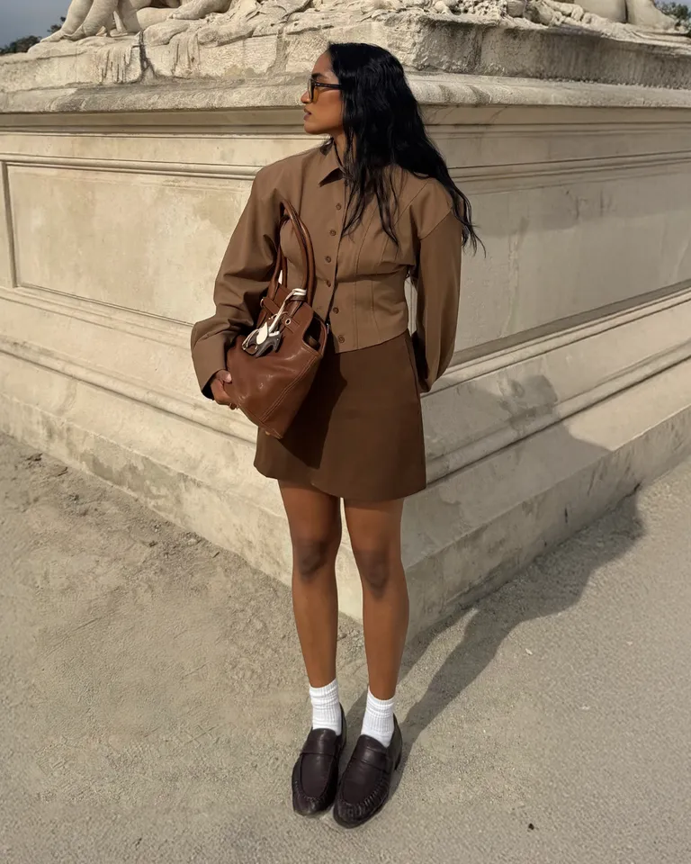 Chauna Chocolate Brown Suede Loafers | Bared Footwear