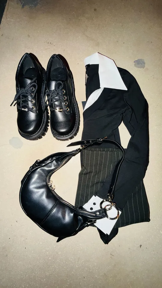 Delia's by Dolls Kill Platform Vegan Leather Oxfords - Black