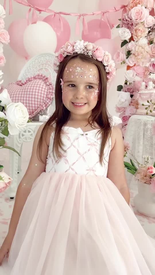 Darling girl Havana is so precious in our Fairy Tale Pink Dress , https://arabellaandrose.c Darling girl Havana is so precious in our Fairy Tale Pink Dress , https://arabellaandrose.c