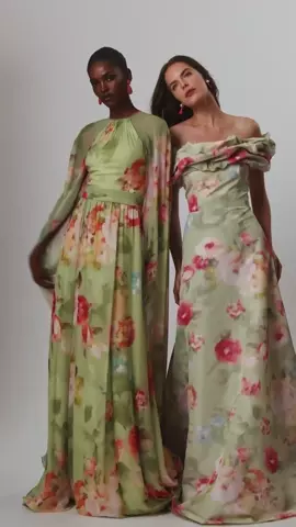 Statement silhouettes in shades of green  Bold, feminine, and made to be  seen. #TJSPRING26
