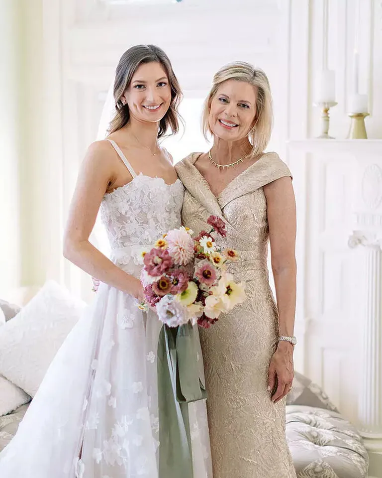 Metallic Jacquard Portrait Collar Side Drape Gown – Terijon.com