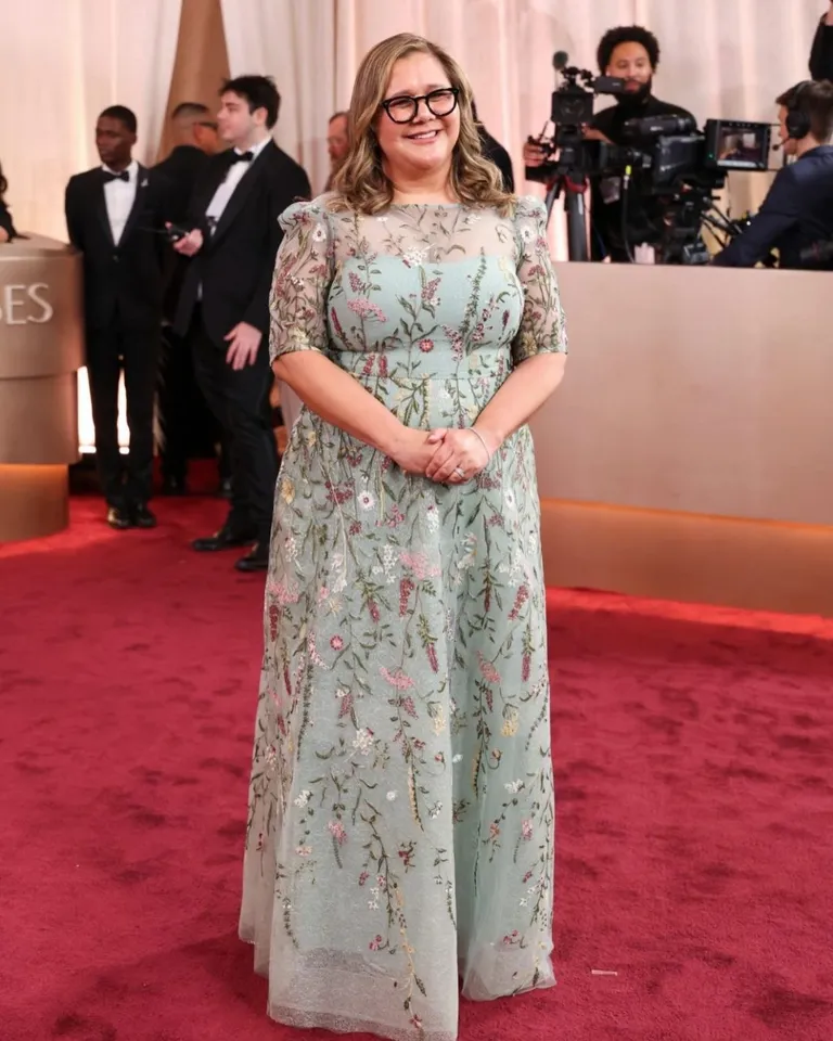 rickie freeman for teri jon floral-embroidered tulle dress Sequin Pearl Trim Midi Dress – self-portrait-US