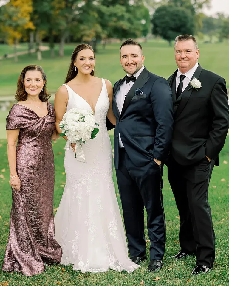 Metallic Jacquard Twist Bodice Off The Shoulder Gown – Terijon.com