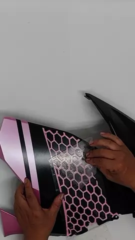 Amotopart Kawasaki 2018-2024 EX400/Ninja400 Black Pink Fairing Kit