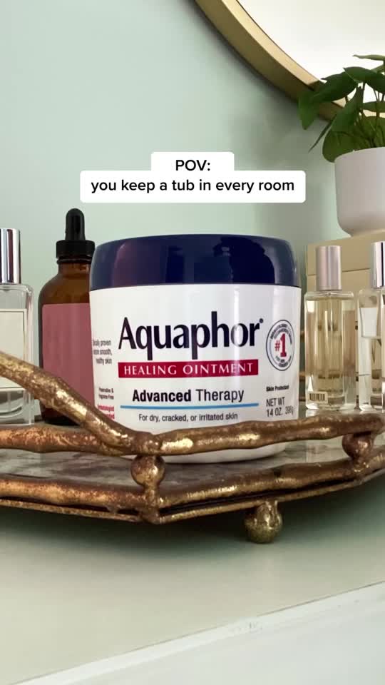 when your design aesthetic is Aquaphor Healing Ointment 💅 #HowIAquaphor
