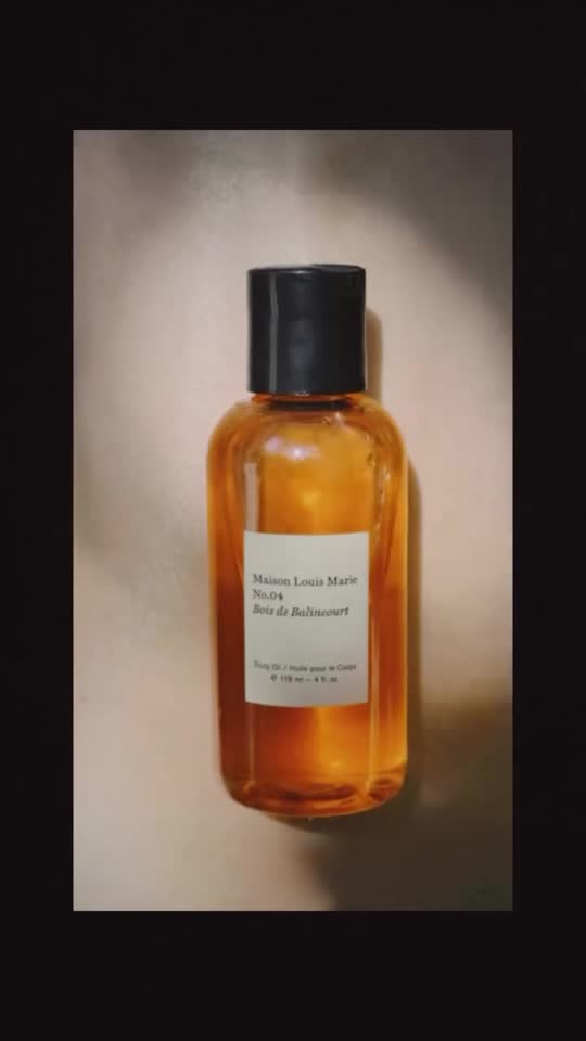 Body Oil - No.04 Bois de Balincourt – Maison Louis Marie® Official