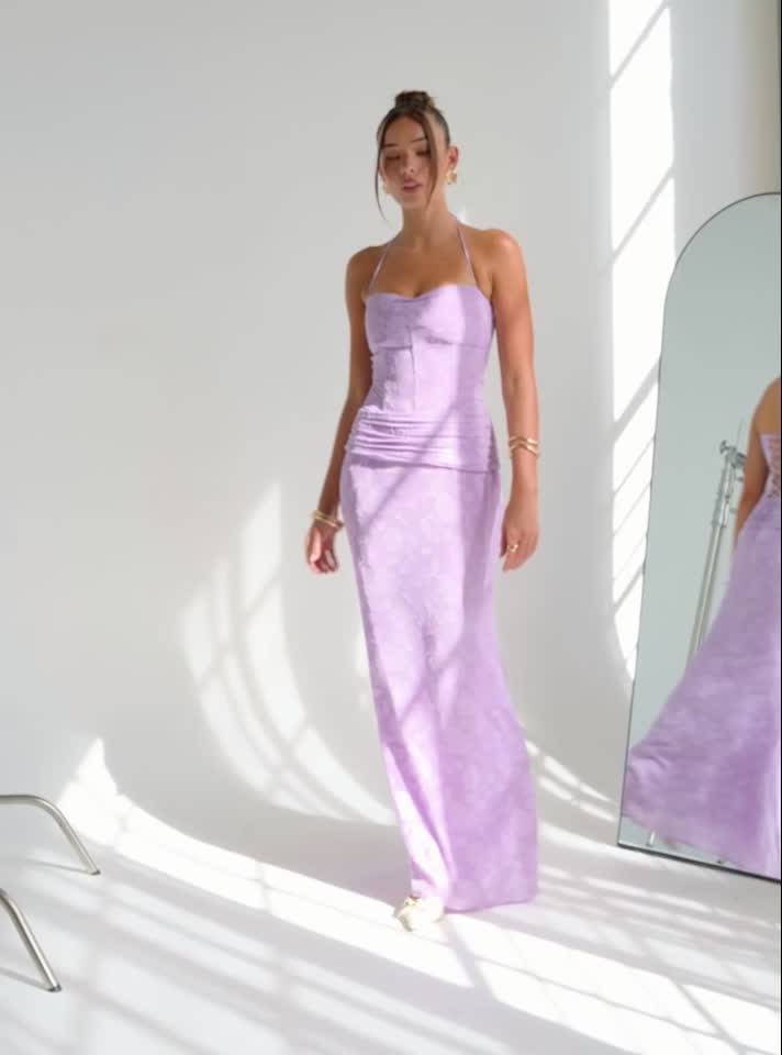 Love From Portofino Corset Maxi Dress Yellow | Princess Polly