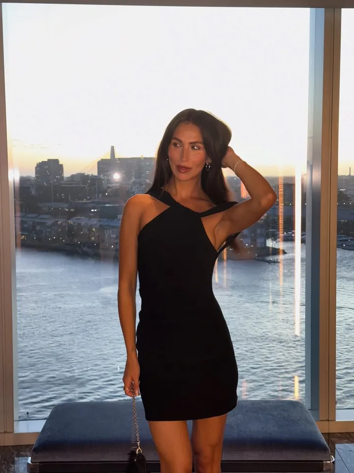 bec and bridge mini dress black Bec And Bridge Chantal Shirred Mini Dress Black