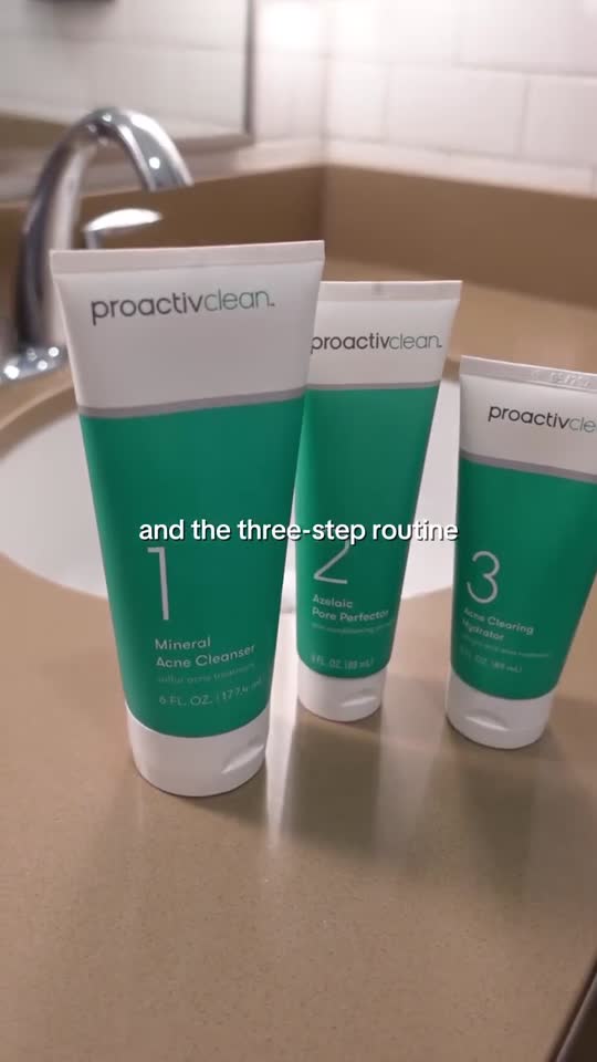 Proactiv Clean 3-Step Acne Routine | Dermatologist-developed