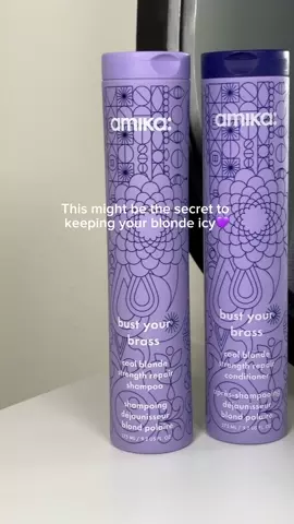 cool blonde strength repair conditioner​ : bust your brass | amika