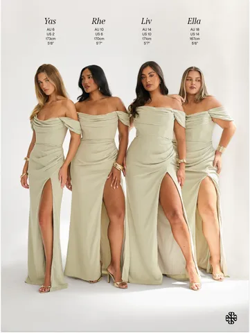 slim fit dress slacks Modal Asymmetric Ruched Maxi Dress in Sage Green - XXL main image 0