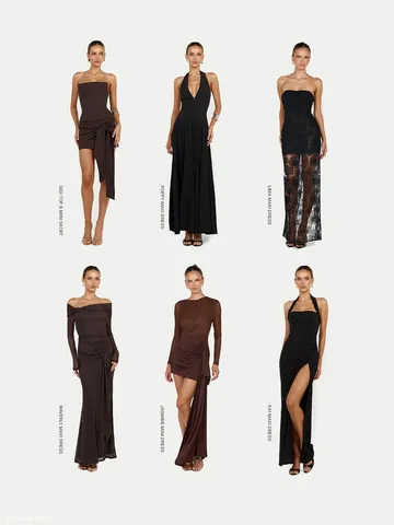 showpo black halter dress Kai Maxi - Neck High Split Dress in winter 2024