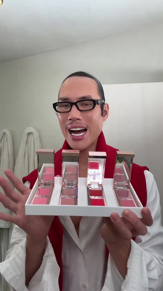 Patrick Taブラッシュデュオ Mini Major Headlines Blush Duo in Soft Pink - Limited Edition