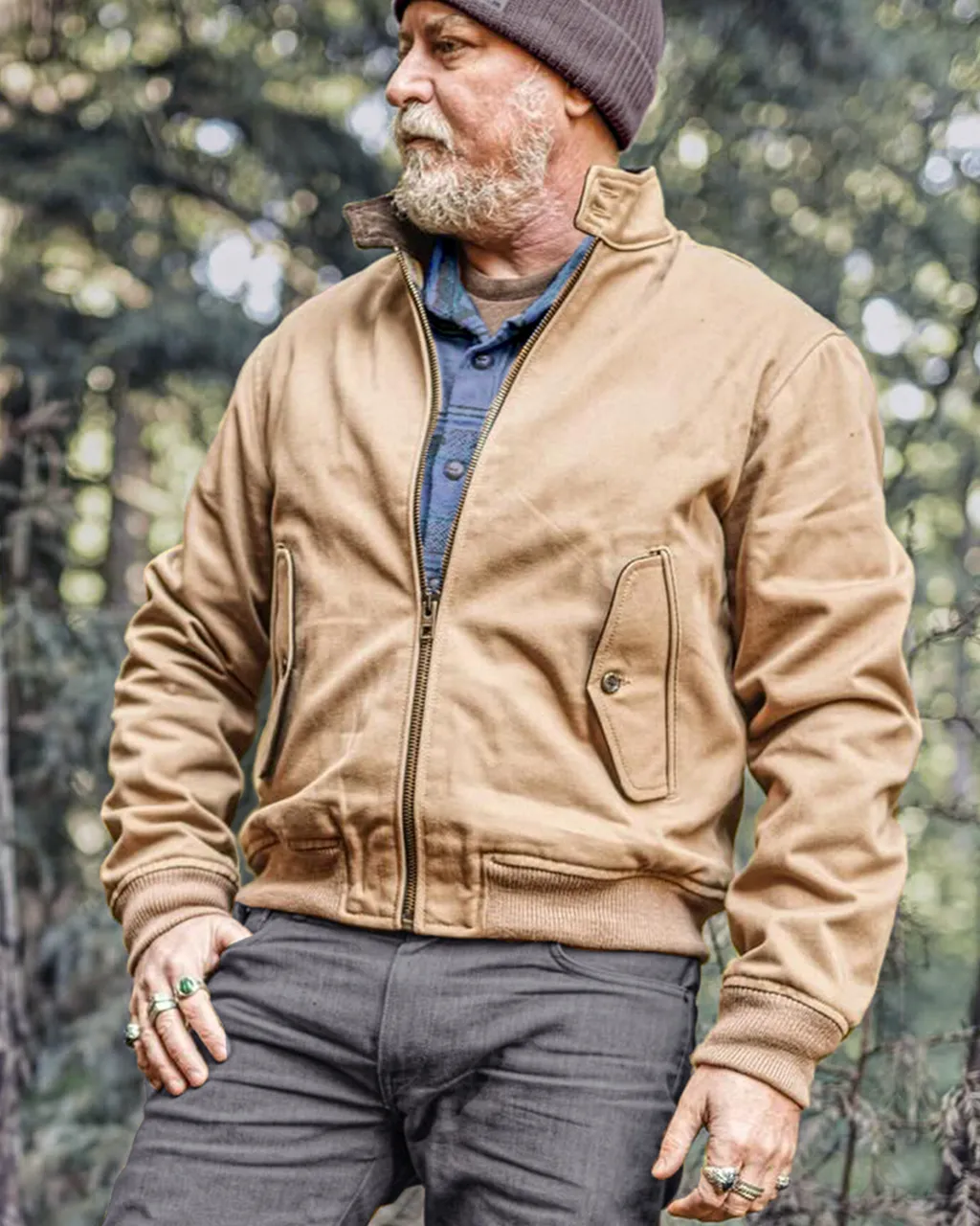 ジャケット・アウター BROWN DUCKS BOMBER カーハート Carhartt Carhartt WIP BROWN DUCKS BOMBER（カーハート