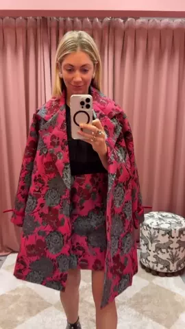 Kennedy Jacket Black and White Houndstooth Tinsel Tweed