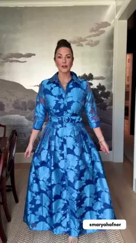 Cecilia Gown Blue Tea Rose Organza
