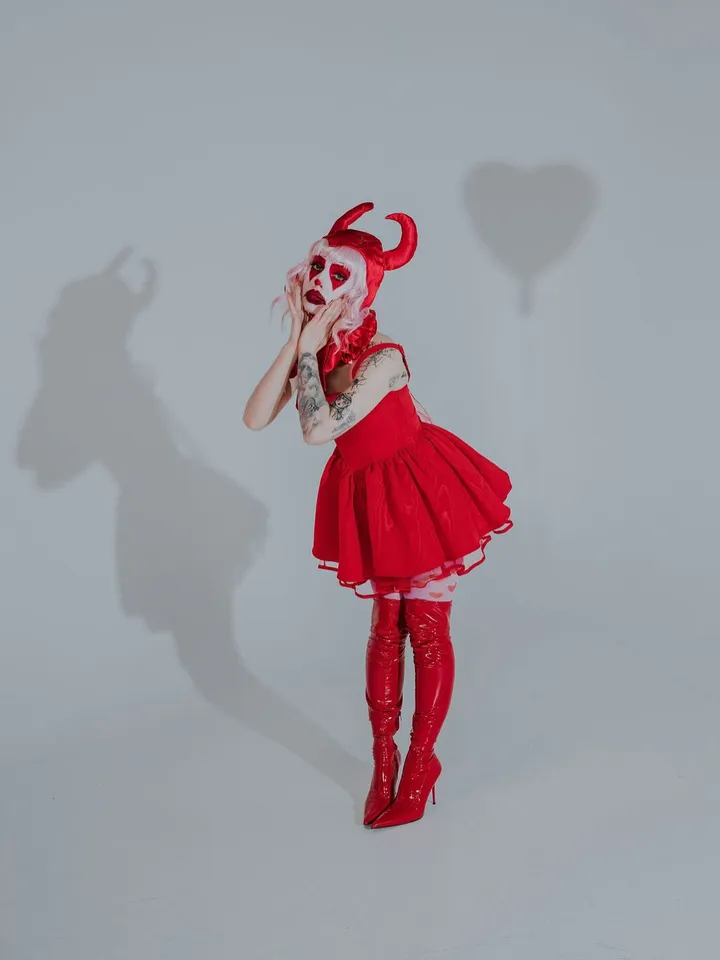 Sugar Thrillz Taffeta Corset Dress - Red – Dolls Kill